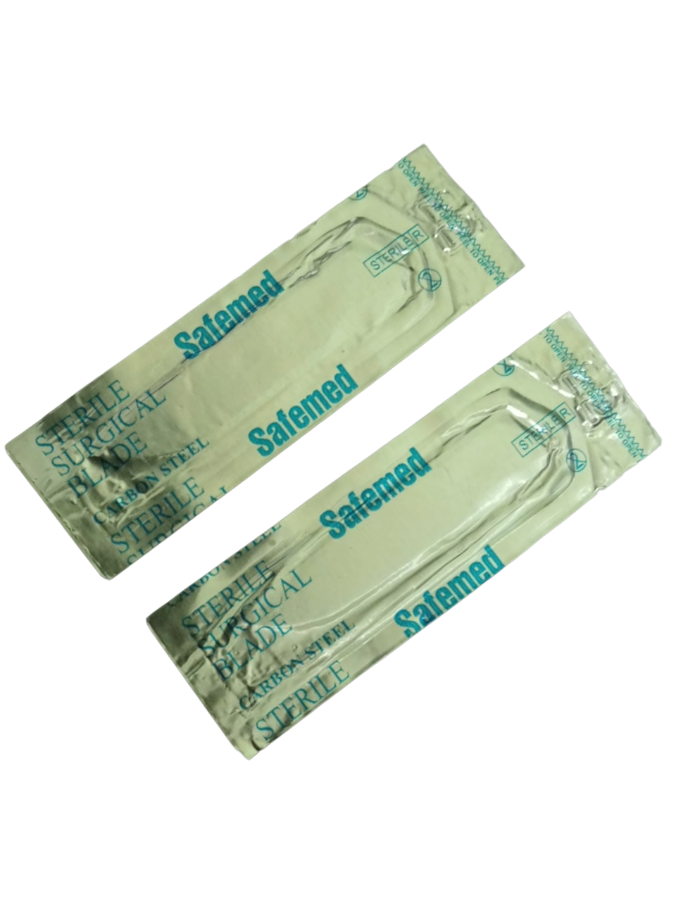 Carbon Steel Sterile Surgical Blades( 2 Pcs )